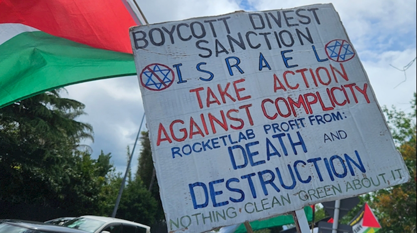 Iranpress: NZ Protesters Condemn Govt. Over Israel Stance