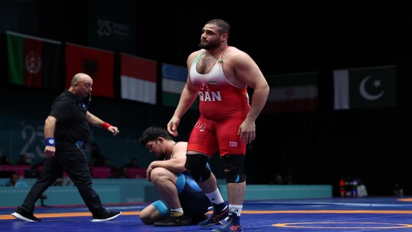 Iranpress: Iran Wins Greco-Roman Wrestling Crown at ISG 2025 Championships