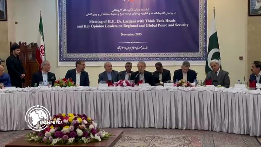 Iranpress: Larijani Meets Pakistani Think Tank Leaders 