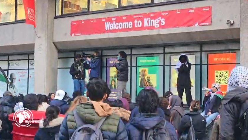 Iranpress: KCL Students Protest University’s Decision to Revoke Student Activist’s Visa