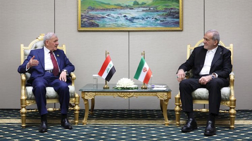 Iranpress: Iran, Iraq Presidents Hold Talks at Turkmenistan Peace Summit