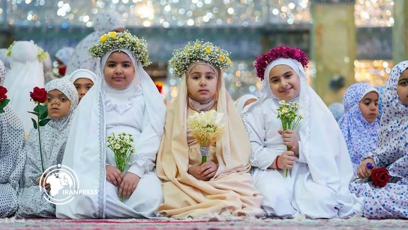Iranpress: Over 15,000 Iraqi Girls Honored For Embracing Hijab in Najaf Ceremony