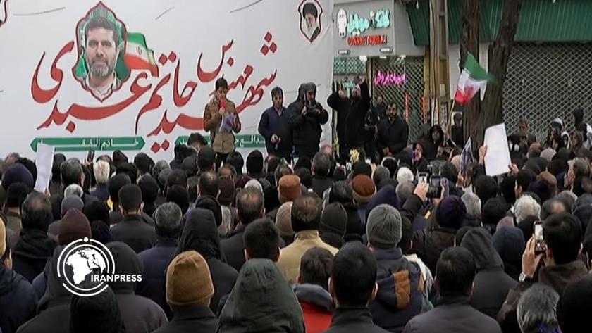 Iranpress: Massive Funerals for Security Martyrs Held in Qazvin, Isfahan
