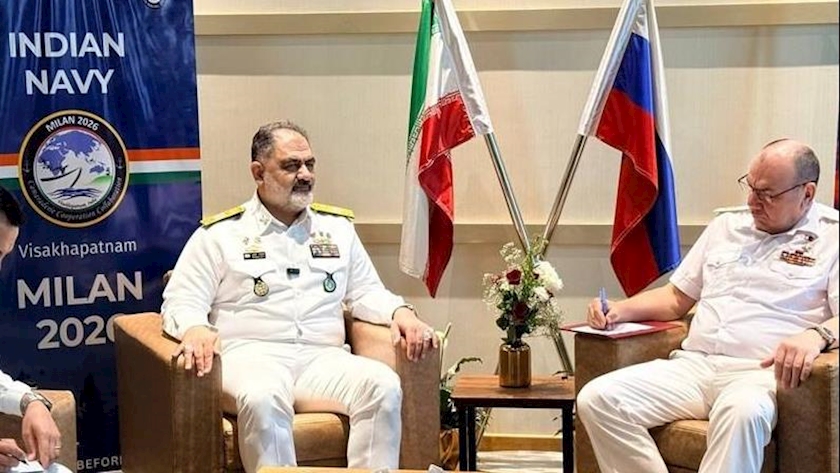 Iranpress: Iran Navy Chief Holds Talks With Russian, Saudi Commanders at MILAN 2026