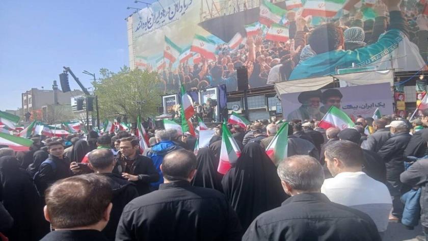 Iranpress: Funeral Ceremony Begins in Tehran for Martyrs of U.S.-Israeli Attack