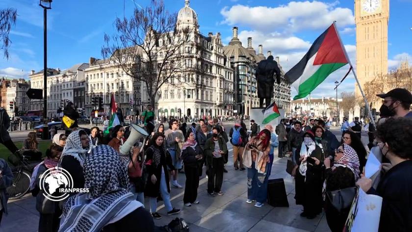 Iranpress: Protesters Demand End to U.K. Support for Israel’s Policies on Palestinian Prisoners