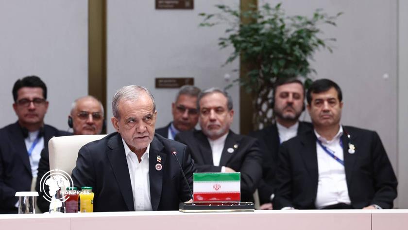 Iranpress: Pezeshkian Slams U.S. Bad Faith, Proposes Reforms at SCO Summit