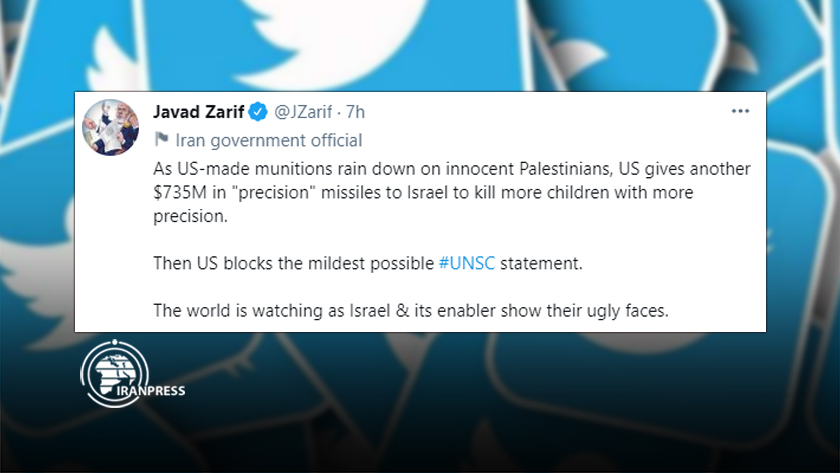 Iranpress: Zarif: Les États-Unis ont donné un missile à Israël pour tuer les enfants avec plus de précaution