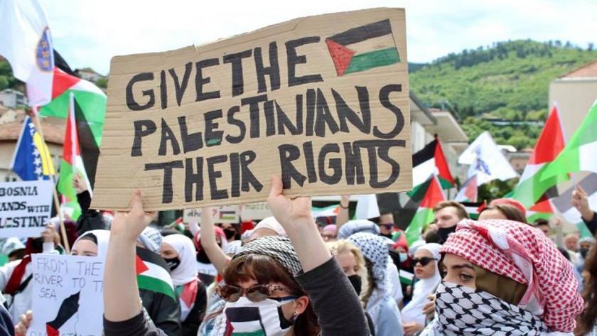 Iranpress: 2e rassemblement pro-palestinien à Sarajevo depuis le conflit à Gaza