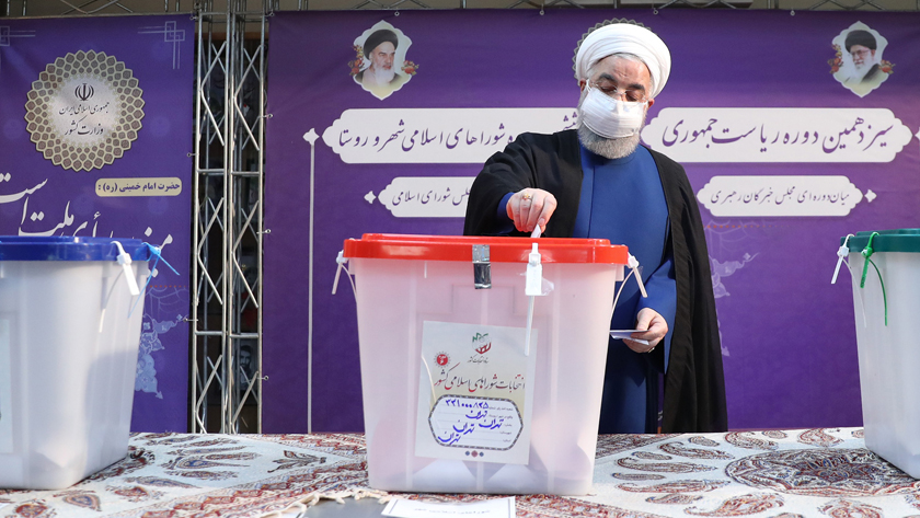 Iranpress: Rouhani vote aux élections présidentielles iraniennes