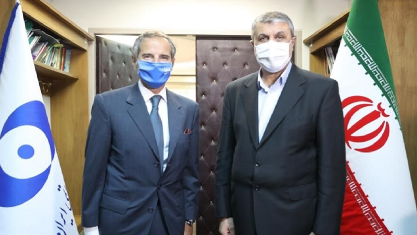 Iranpress: La rencontre de Mohammad Eslami avec Rafael Grossi à Téhéran 