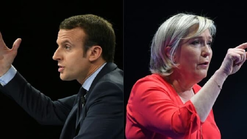 Iranpress: Sondage; Macron remporte finalement les élections françaises  