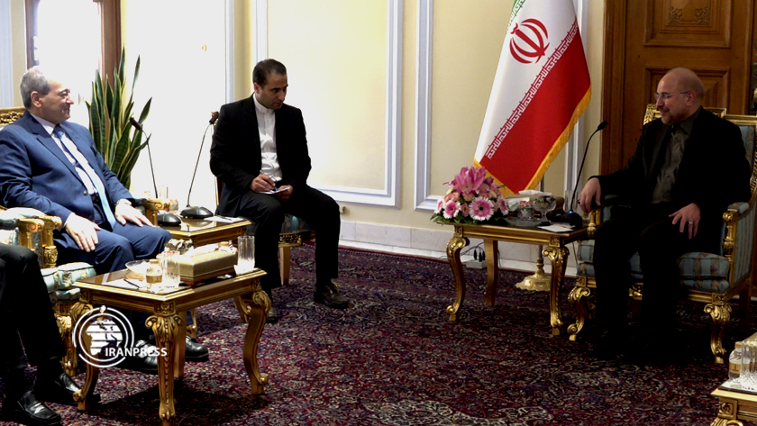 Iranpress: Rencontre du président du Parlement iranien et chef de la diplomatie syrien à Téhéran