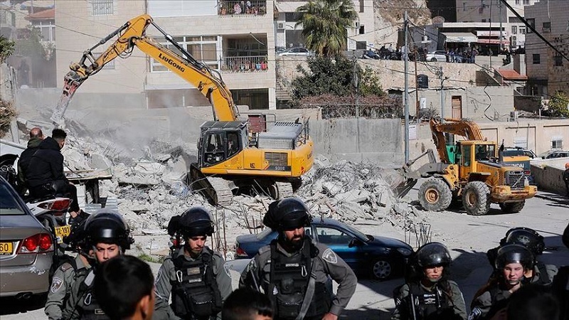 Iranpress: Le régime sioniste a détruit 50 bâtiments de Palestiniens