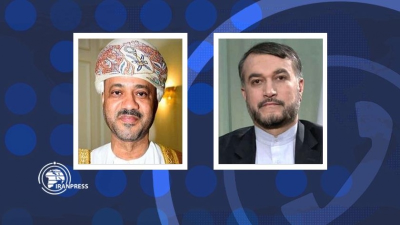 Iranpress: Conversation entre les ministres iranien et omanais des Affaires étrangères