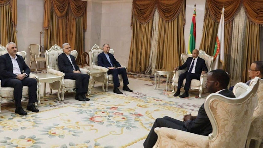 Iranpress: Le ministre iranien des affaires étrangères rencontre le président mauritanien