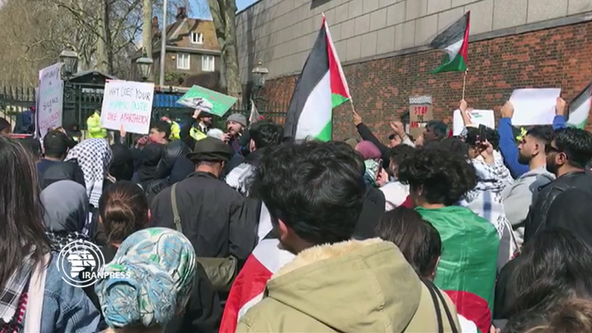 Iranpress: Partisans de la Palestine manifestent devant l