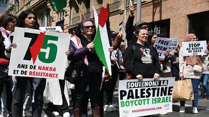 Iranpress: Journée Nakba : Manifestation anti-Israël en France