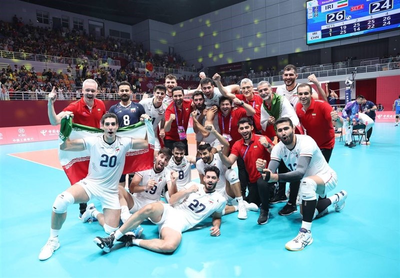 Iranpress: Jeux asiatiques de Hangzhou-Volleyball: levée du drapeau de la RII 