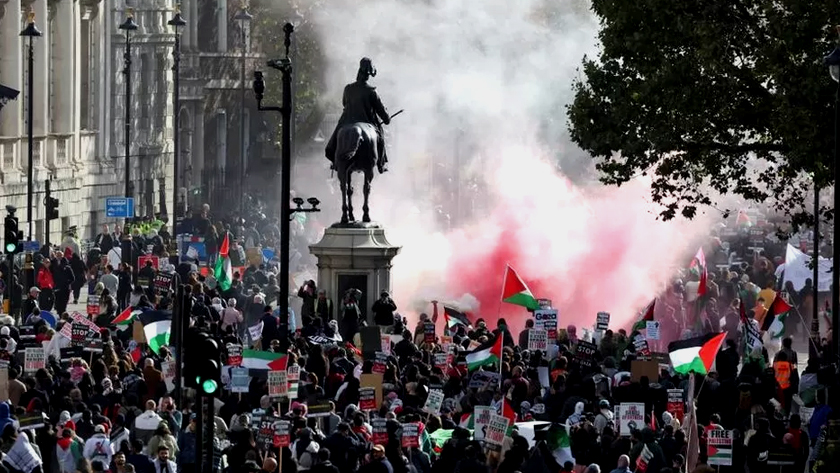 Iranpress: Rassemblement de partisans de la Palestine dans certains pays européens