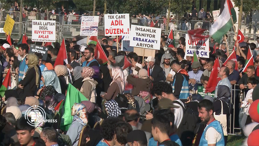 Iranpress: Un million de personnes se rassemblent à Istanbul, en Turquie en soutien à Gaza