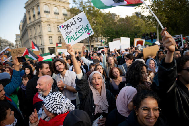 Iranpress: France : 30 000 personnes ont manifesté à Paris pour soutenir la Palestine