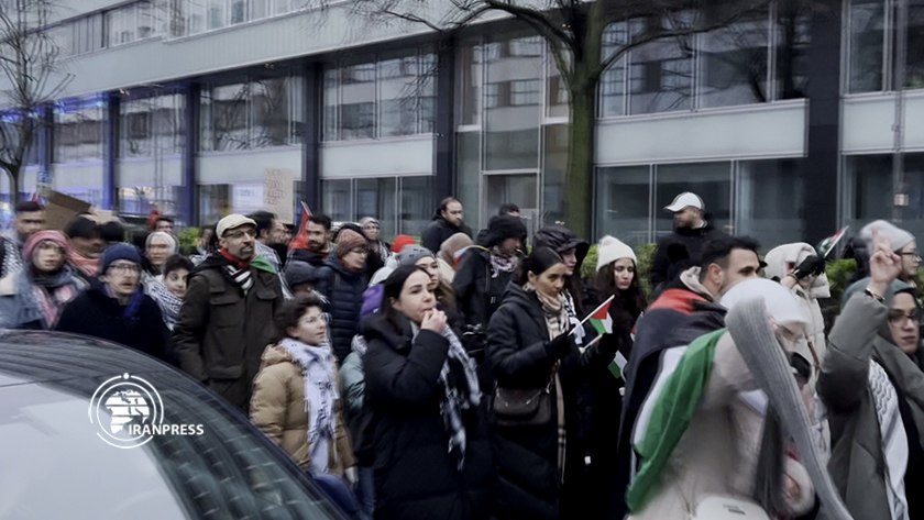 Iranpress: Manifestation des partisans palestiniens à Berlin
