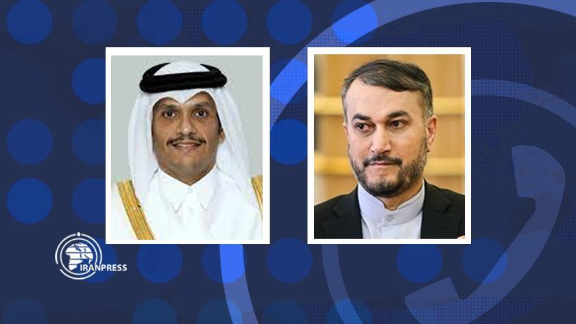 Iranpress: Entretien téléphonique des ministres des affaires étrangères iranien et qatari