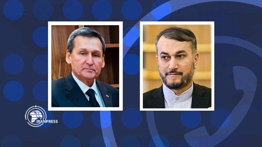 Iranpress: Entretien téléphonique des ministres des affaires étrangères iranien et turkmène