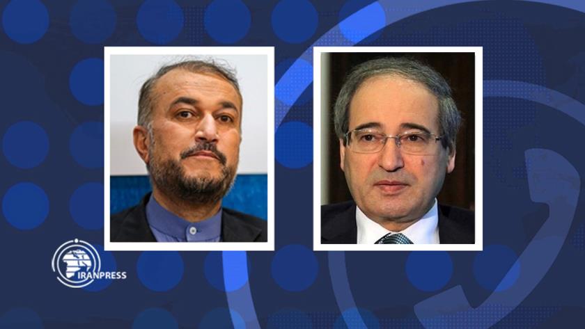 Iranpress: Entretien téléphonique des ministres des affaires étrangères iranien et syrien 