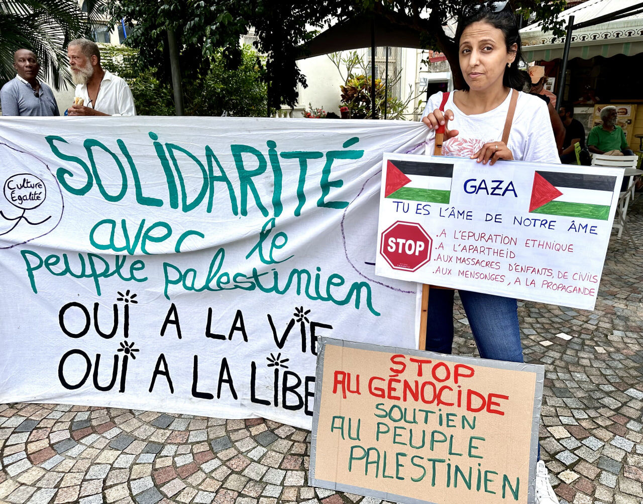 Iranpress:  La Martinique continue de manifester sa solidarité avec la Palestine