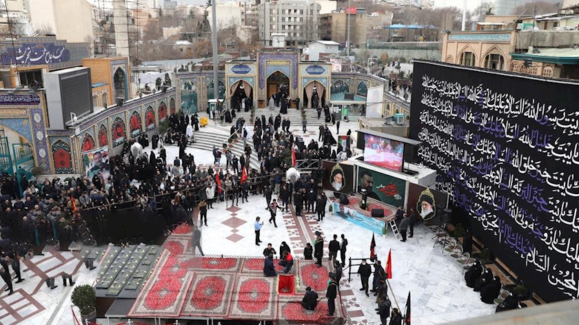 Iranpress: Le corps du martyr Moussavi enterré à Imamzadeh Saleh à Téhéran