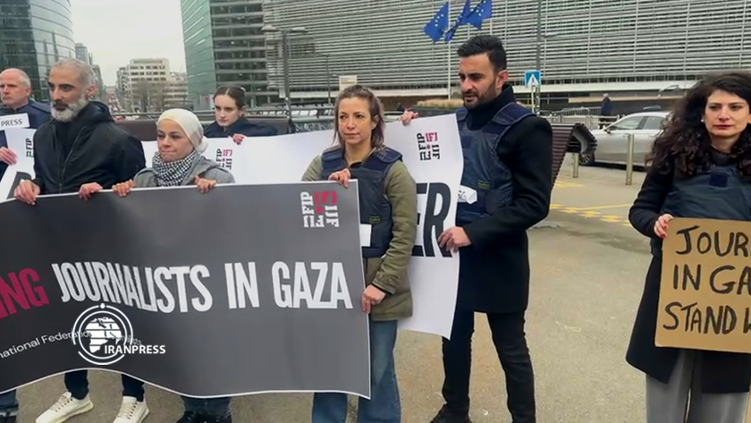 Iranpress: Des journalistes palestiniens martyrs commémorés à Bruxelles