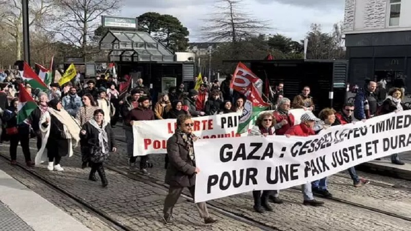 Iranpress: Une nouvelle manifestation pour demander un cessez-le-feu à Gaza