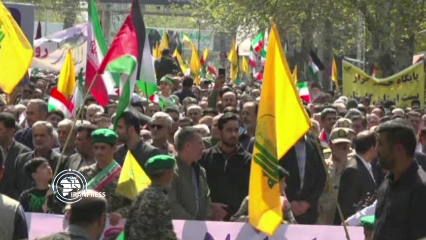Iranpress: La solidarité des Iraniens avec les palestiniens à l
