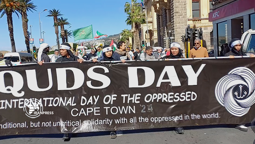 Iranpress: Rassemblement pour la Journée mondiale d’Al-Quds au Cap, en Afrique du Sud       