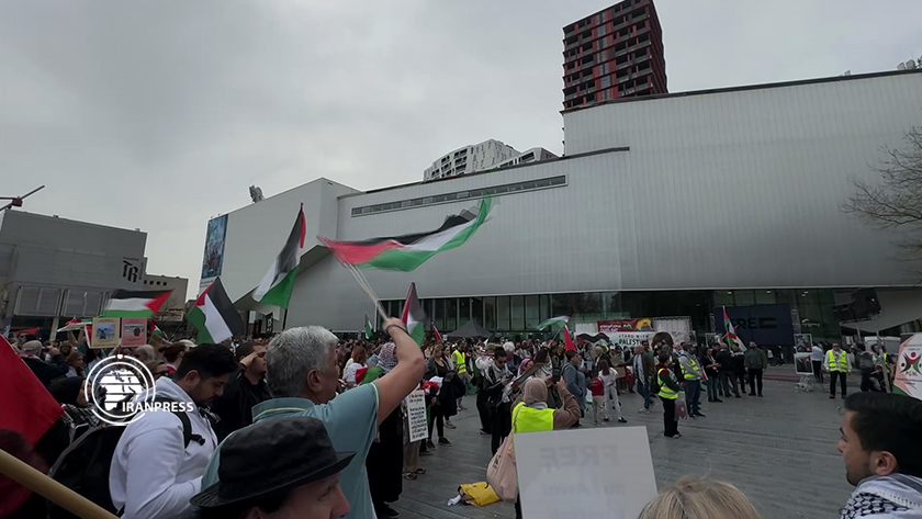 Iranpress: Rassemblement pour la Journée mondiale d’Al-Quds à Rotterdam, aux Pays-Bas