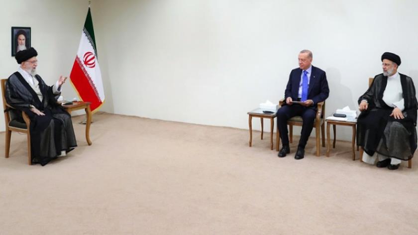 Iranpress: La rencontre du président de la Turquie avec le guide de l Iran