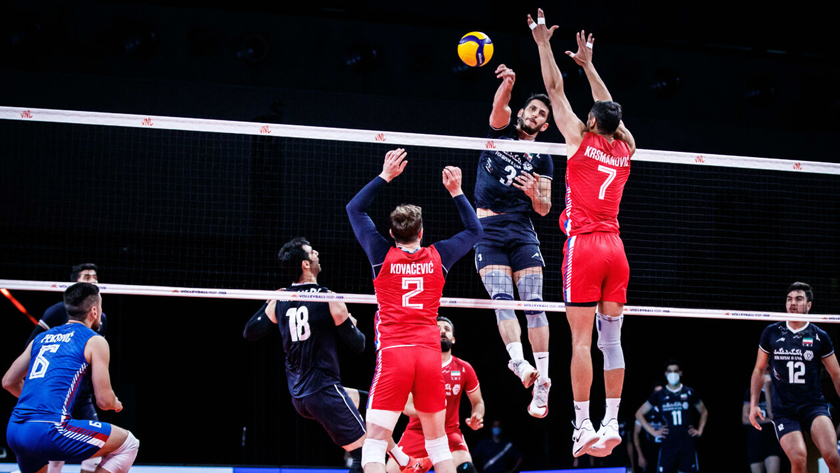 Volleyball; Iran's chain of victories disrupted by Serbia